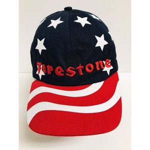 Firestone Red White Blue Patriotic 4th of July Hat